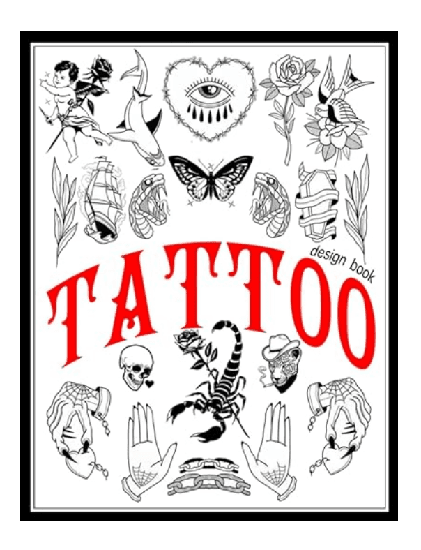 Tattoo Design Book:
1600+ authentic tattoo ideas for Professionals and Amateurs.