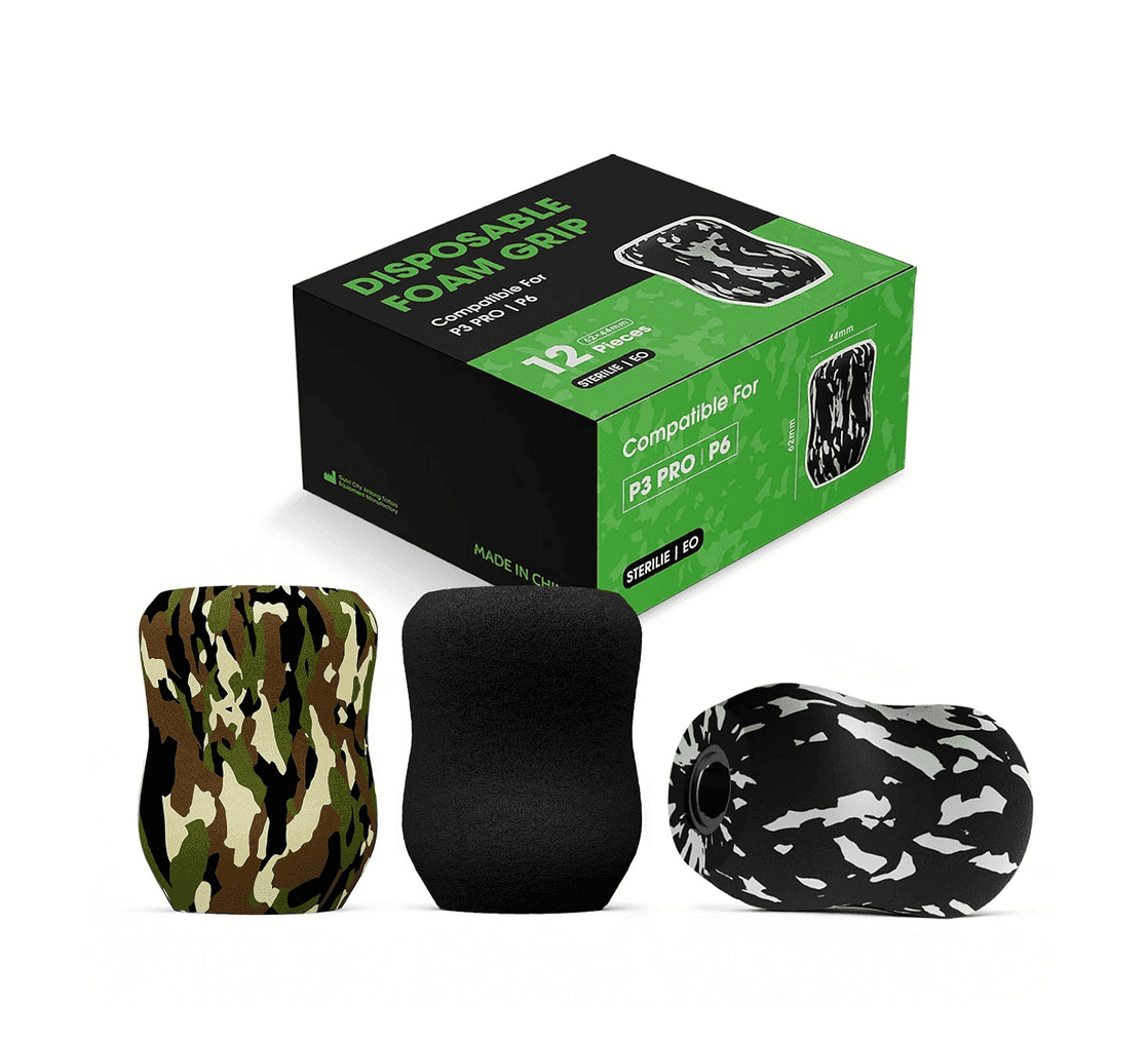 EZ Disposable Foam Grip Covers, 12pk — 44mm 