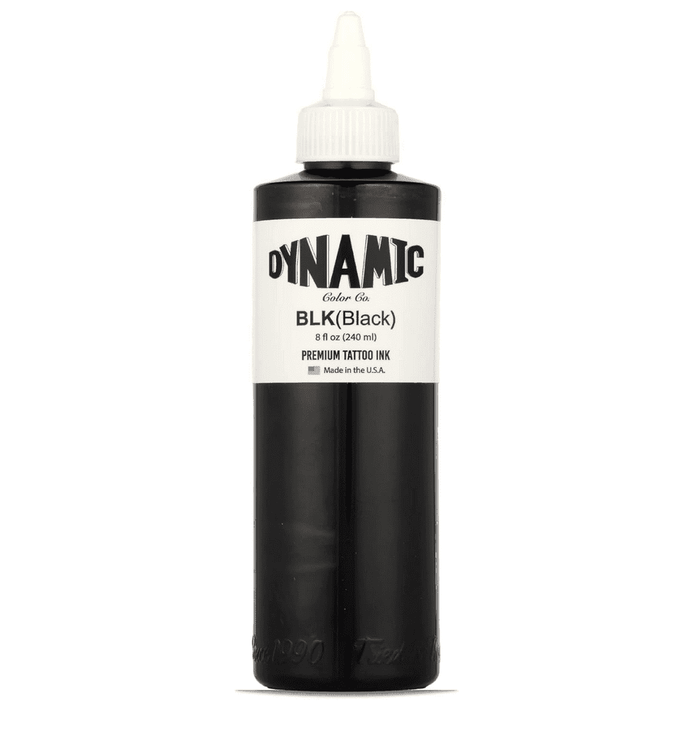 Dynamic Color Co Black Ink 8oz Bottle