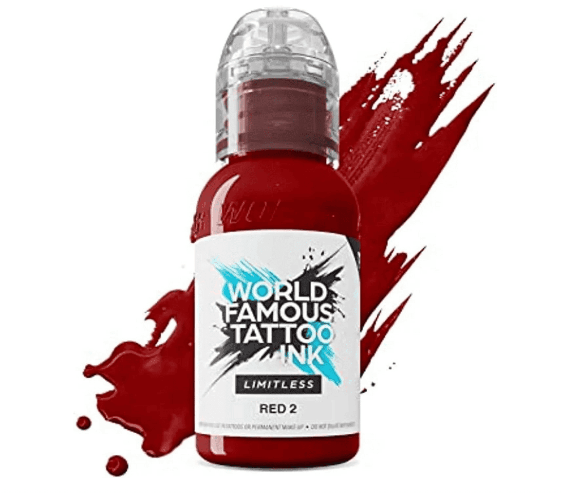 World Famous Tattoo Ink Limitless - Red 2 Tattoo Ink