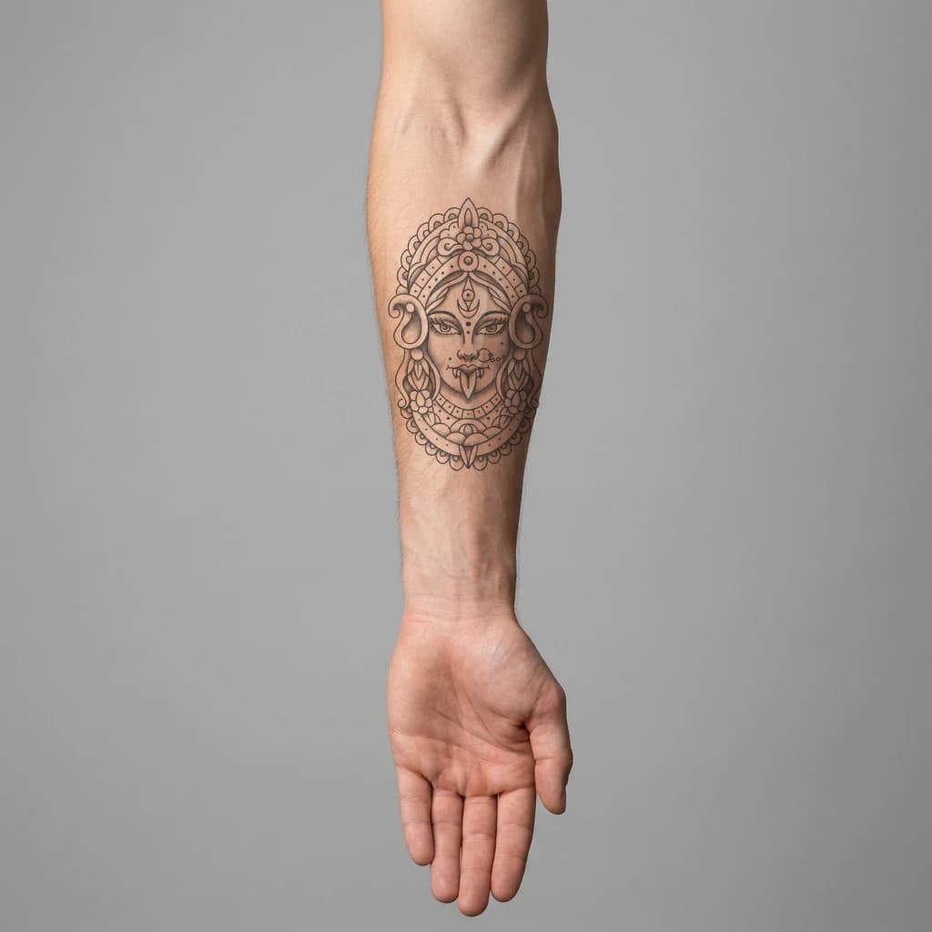 High-fidelity 5-year healed tattoo simulation composite