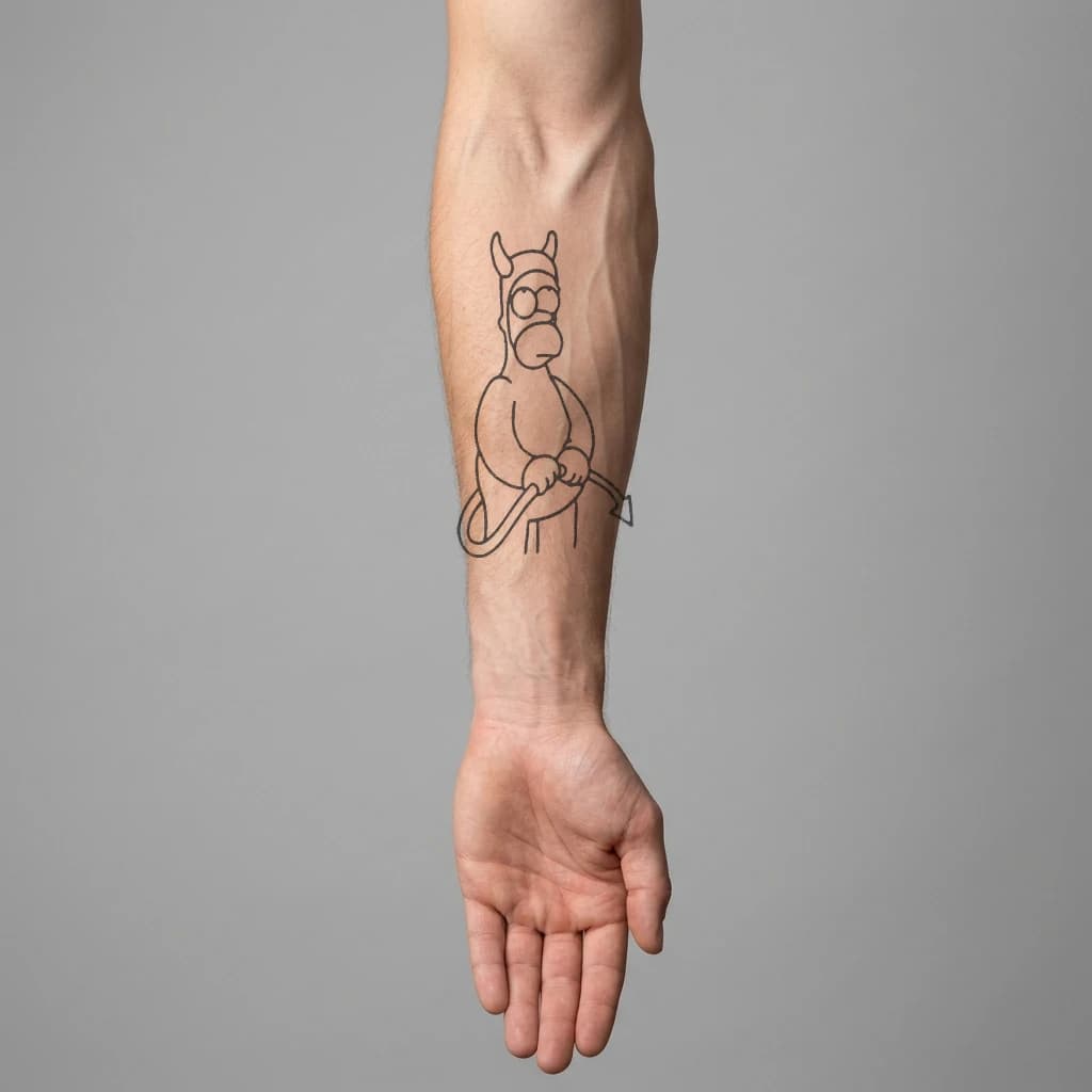 High-fidelity 5-year healed tattoo simulation composite